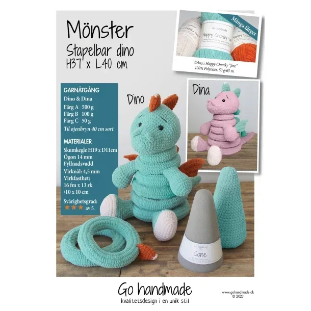Säker betalning 87056 Stapelbar Dino
