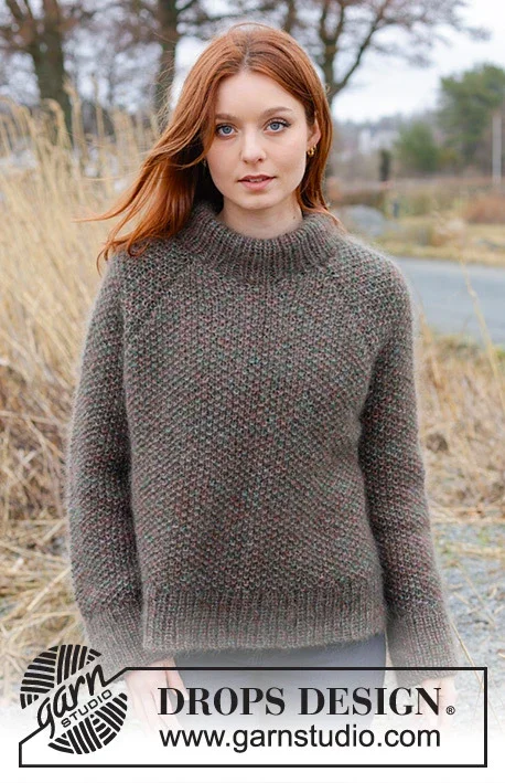 Nyhet 244-4 Forest Trails Sweater by DROPS Design