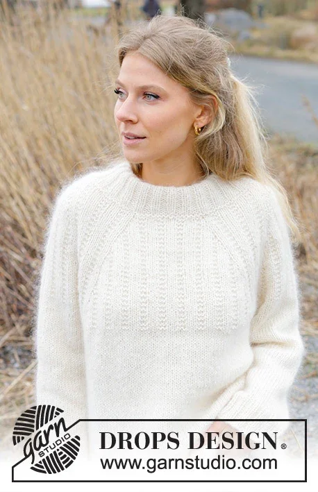 Reapris 243-1 Winter Owl Sweater by DROPS Design