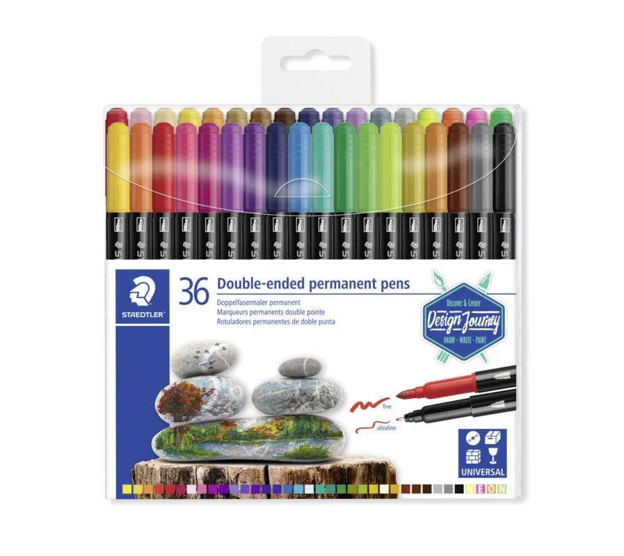 Extra rabatt STAEDTLER Duotusser Permanent, 36 st