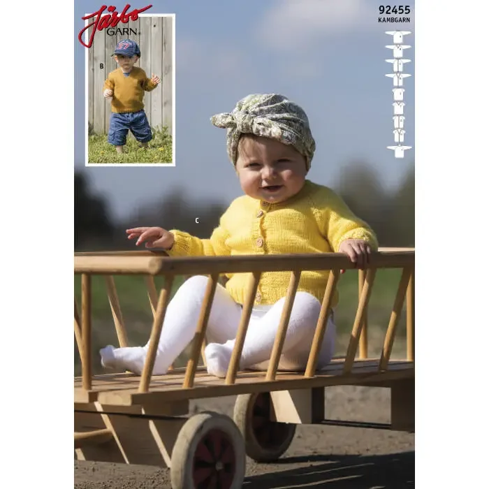 Premium 92455 Basisplagg med Raglan i Kambgarn till Barn