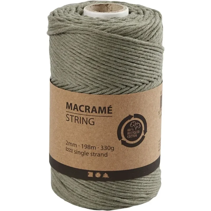 risnedsättning Macramégarn 2 mm
