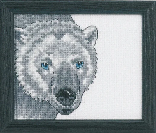 Rabatter Broderikit Isbjörn R5497 9 x 11 cm
