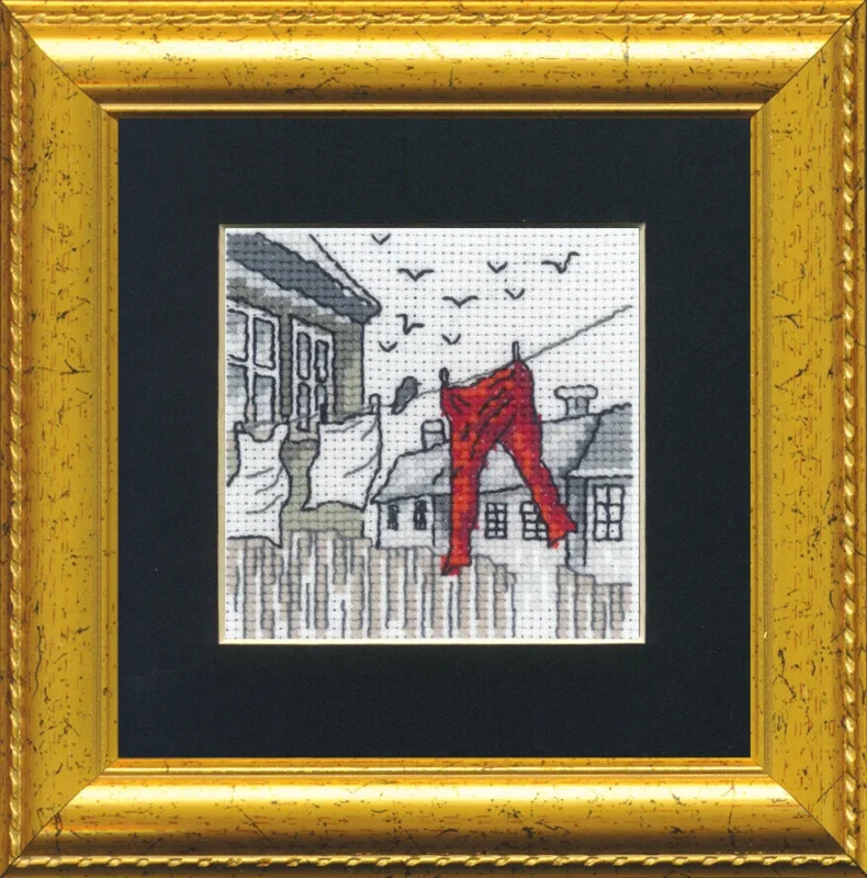 Broderikit Tvätt R5412/82PP 11 x 11 cm Begränsat erbjudande