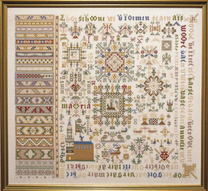 Broderikit Antik namnduk 61 x 57 cm Erbjudandepris