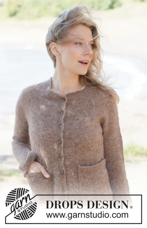 Premium 262-25 Forest Pocket Cardigan by DROPS Design