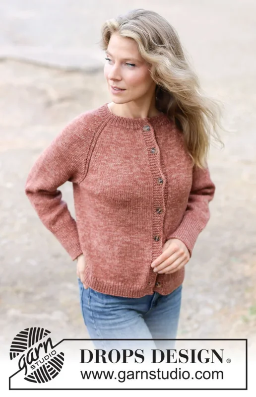 Rabatter 264-20 Canyon Twist Cardigan by DROPS Design