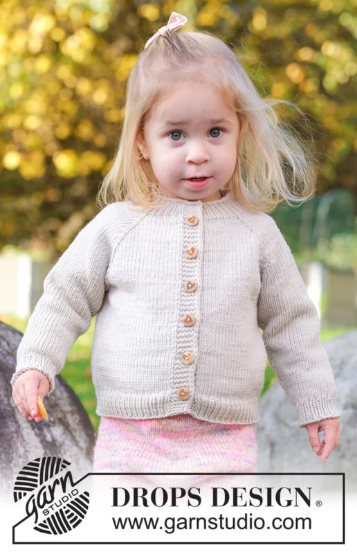 49-14 Gentle Day Cardigan by DROPS Design Begränsat antal