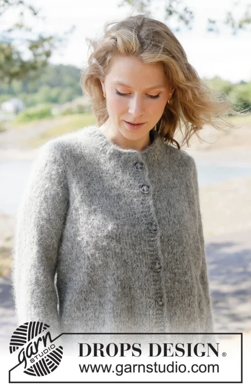 263-32 Cloud Drift Cardigan by DROPS Design Endast denna vecka