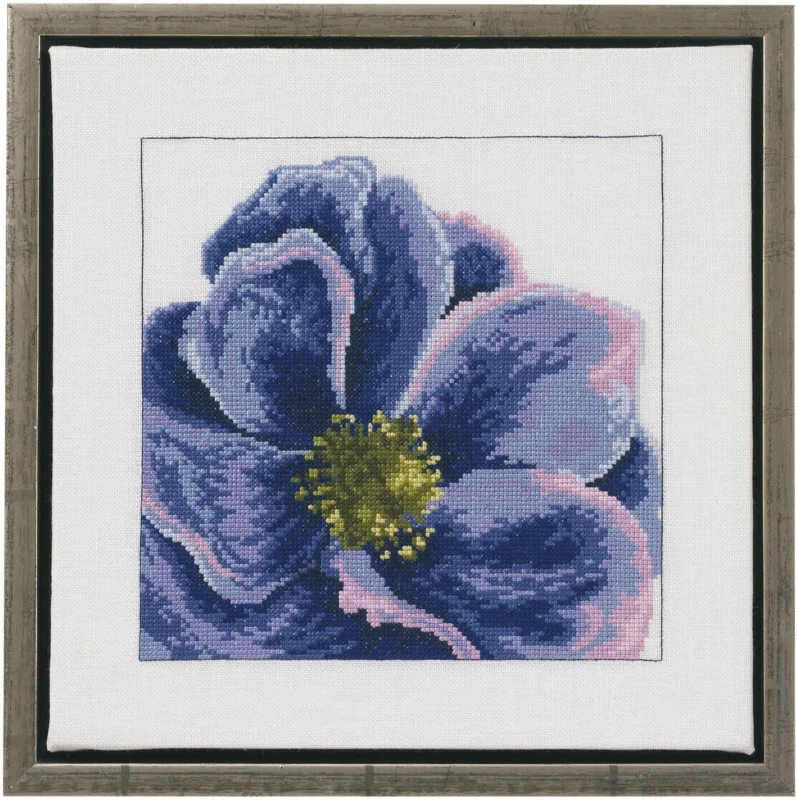 Broderikit Klematis 30 x 30 cm Lågt pris