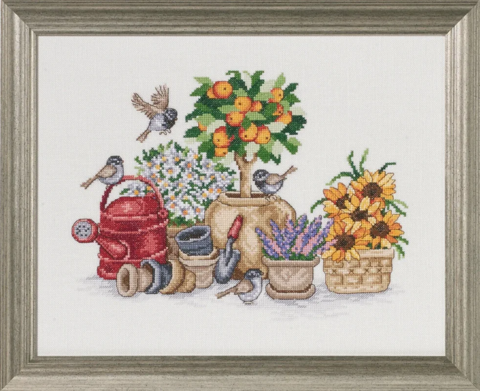 Rabatter Broderikit Apelsinträd R/5311 37 x 29 cm