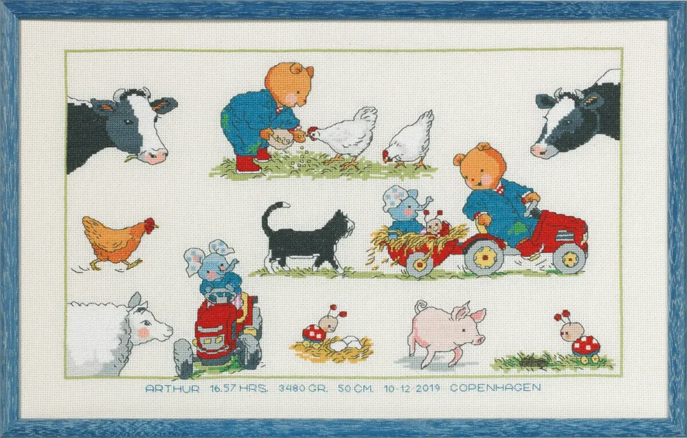 Bästa pris Broderikit Bobbi Bonde 44x27cm