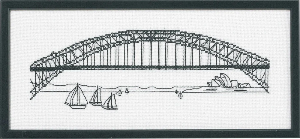Broderikit Harbour Bridge 5496 36 x 15 cm Begränsat erbjudande