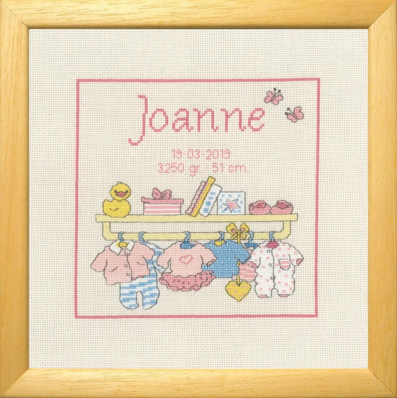 Nyhet Broderikit Bobbi Joanne 22 x 22 cm