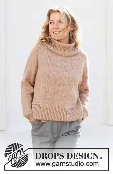 227-35 Chill Chaser Sweater by DROPS Design Sänkt pris