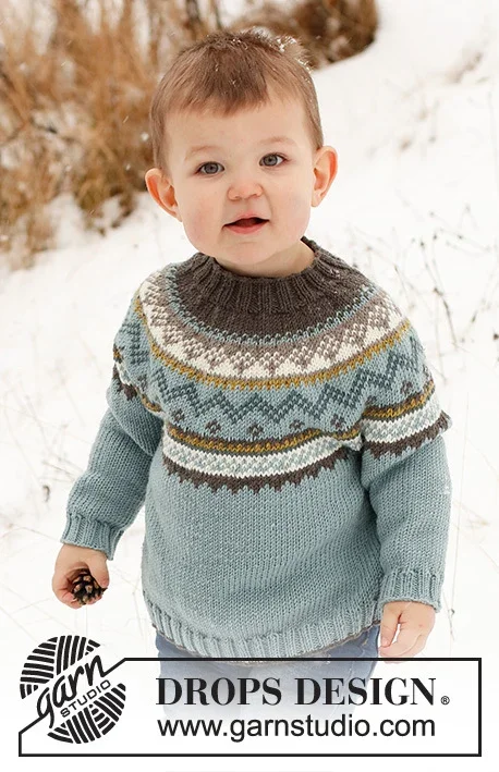 41-8 Edge of the Woods Jumper by DROPS Design Snabb frakt