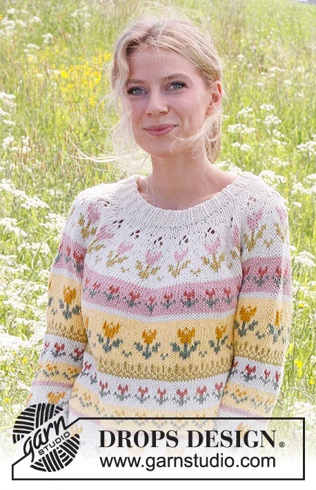 Nedsatt pris 232-1 Tulip Season by DROPS Design