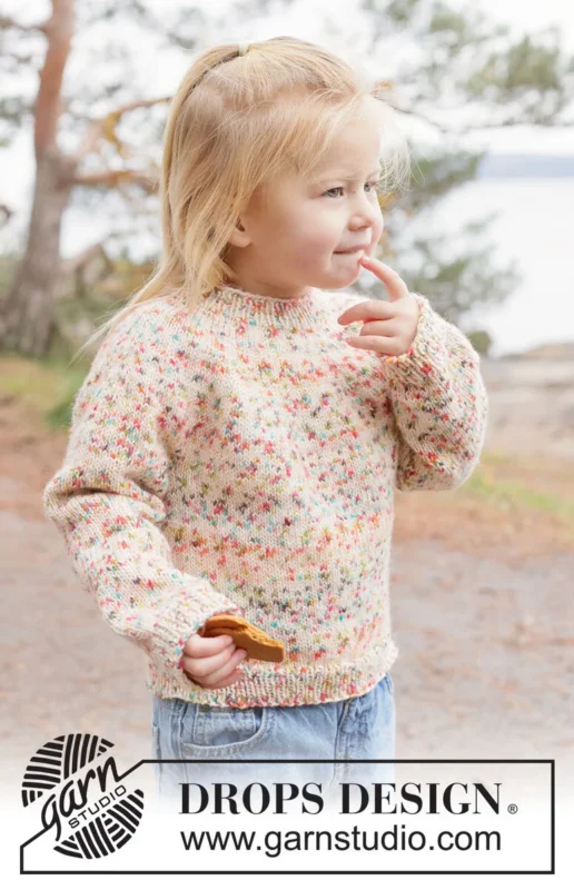 50-13 Sunset Sprinkles Sweater by DROPS Design Endast denna vecka