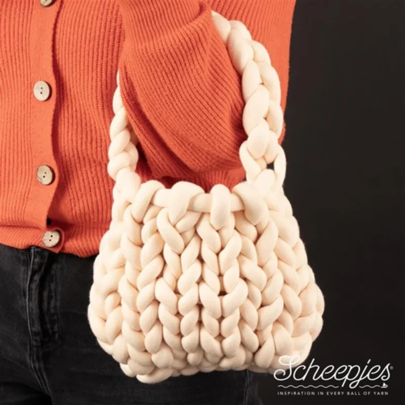 13739 Stickad Chunky Väska by Scheepjes Design Begränsat antal