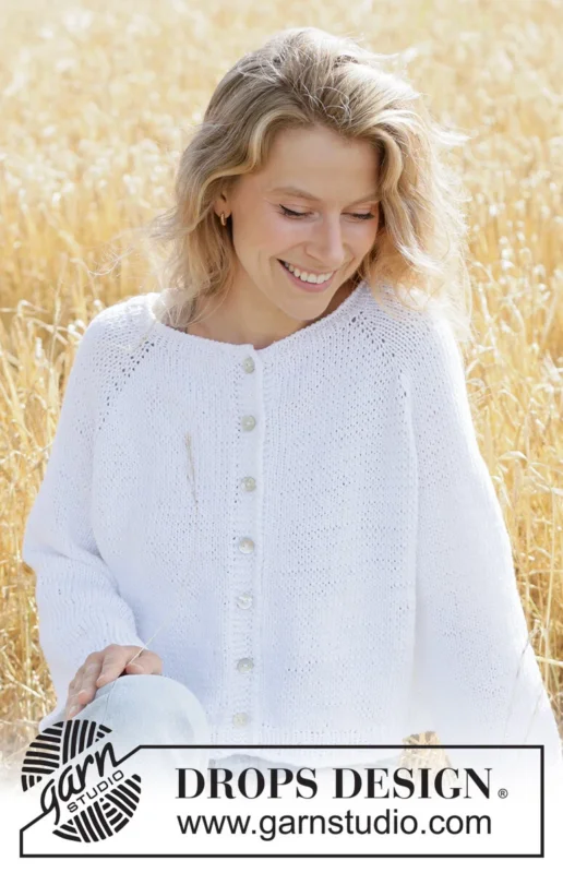 267-26 Summer Living Cardigan by DROPS Design Säker betalning