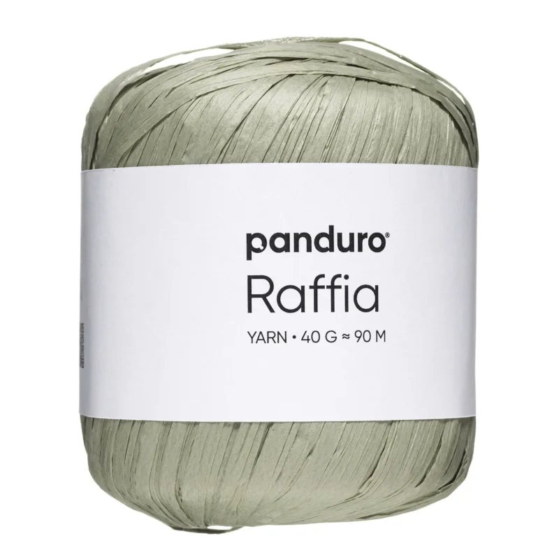 Snabb frakt Garn Raffia 40 g ljusgrön