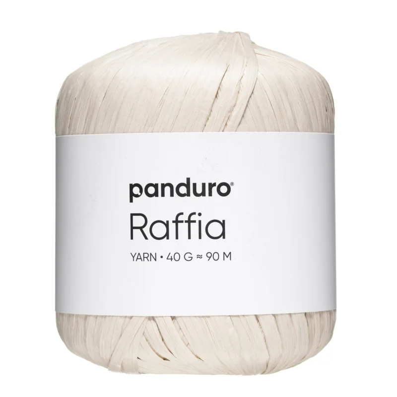 Köp online Garn Raffia 40 g creme