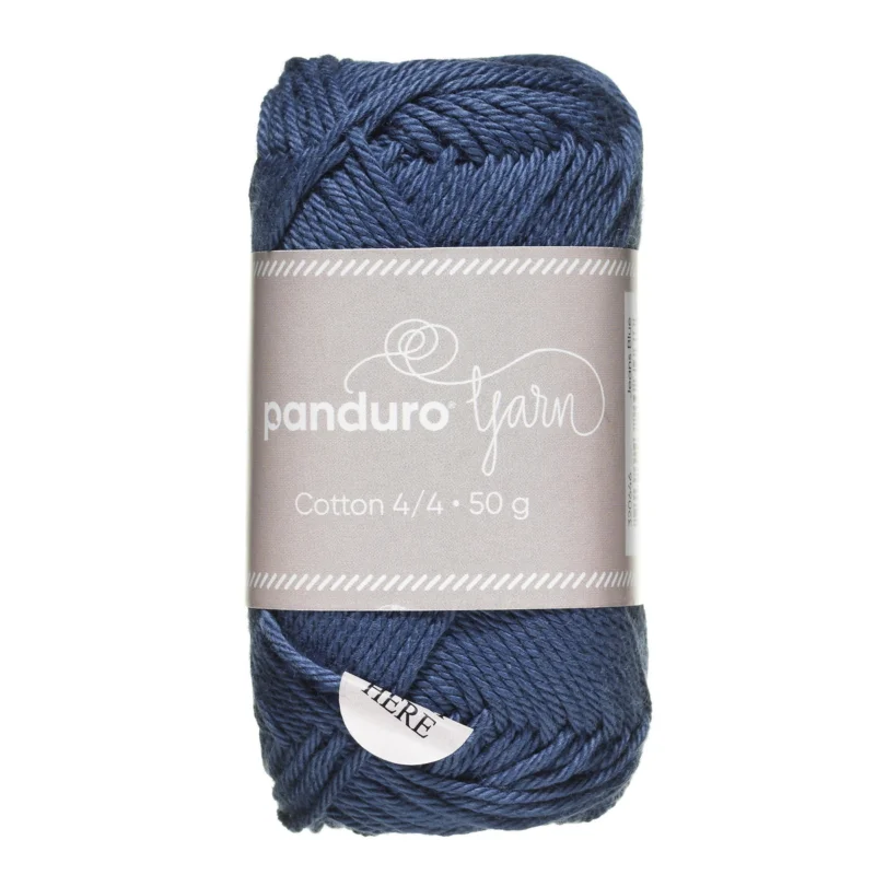 Bästa pris Garn Cotton 4/4 50g jeansblå