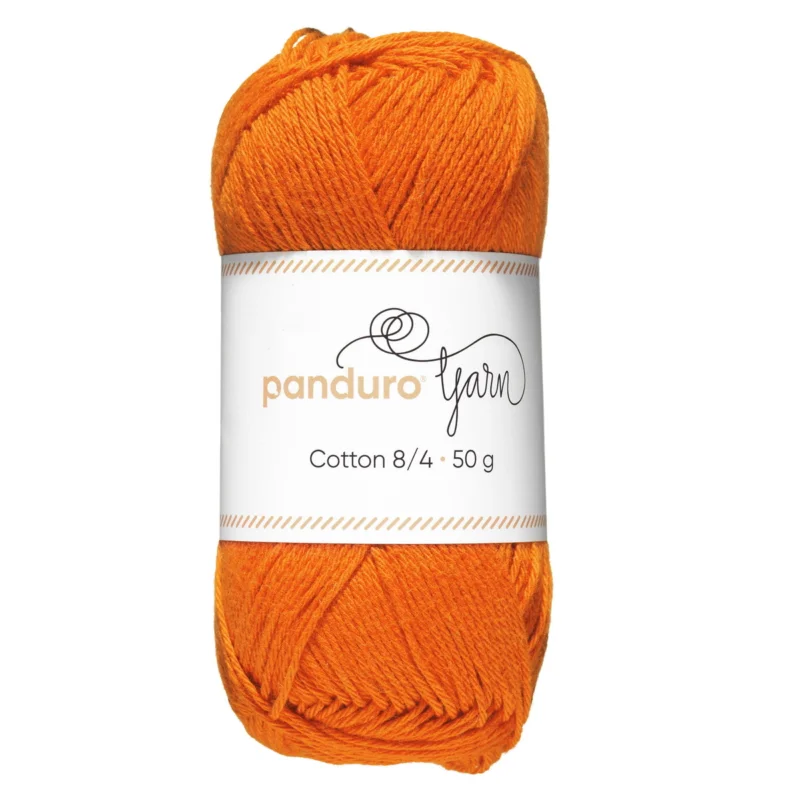 Endast denna vecka Garn Cotton 8/4 50g klarorange