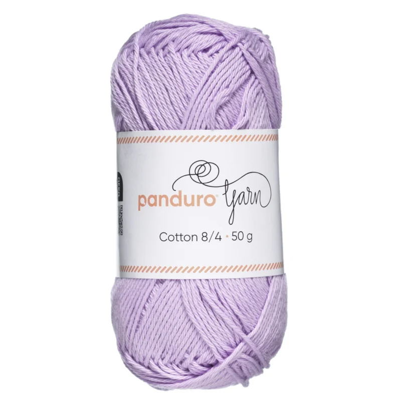 Garn Cotton 8/4 50g ljuslila Endast denna vecka
