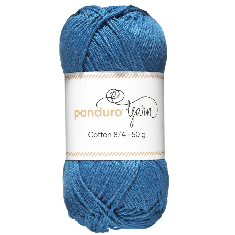 Kampanj Garn Cotton 8/4 50g blå