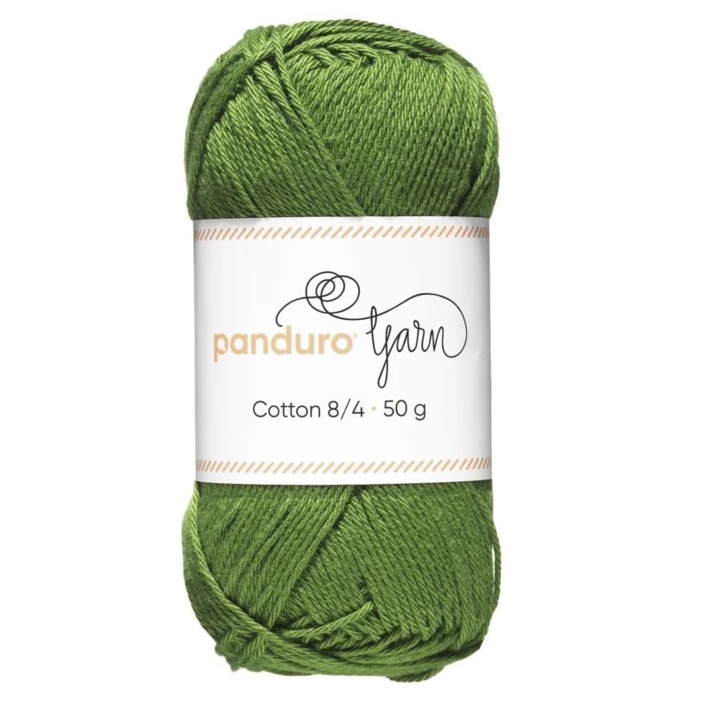 Fynd Garn Cotton 8/4 50g grön