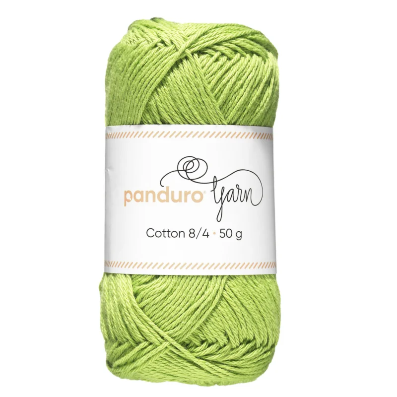 Beställ nu Garn Cotton 8/4 50g ljusgrön