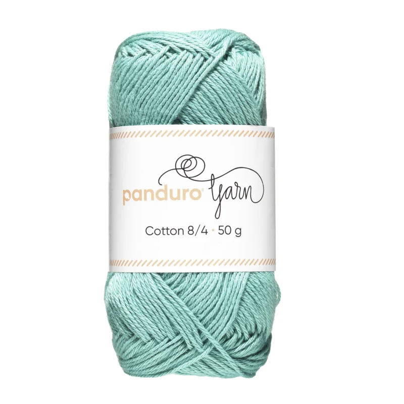 Nyhet Garn Cotton 8/4 50g turkos