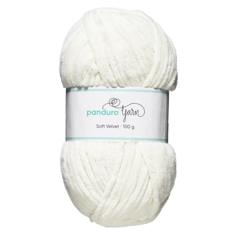 Extra rabatt Garn Soft Velvet 100g creme