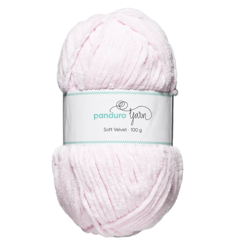 Kampanj Garn Soft Velvet 100g rosa