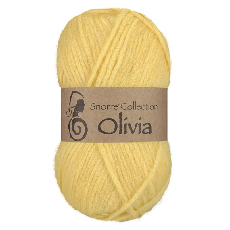 Kampanj Viking Garn Olivia 50g gul