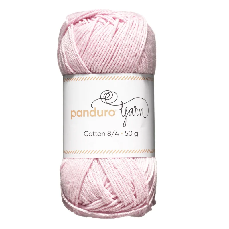 I lager Garn Cotton 8/4 50g rosa