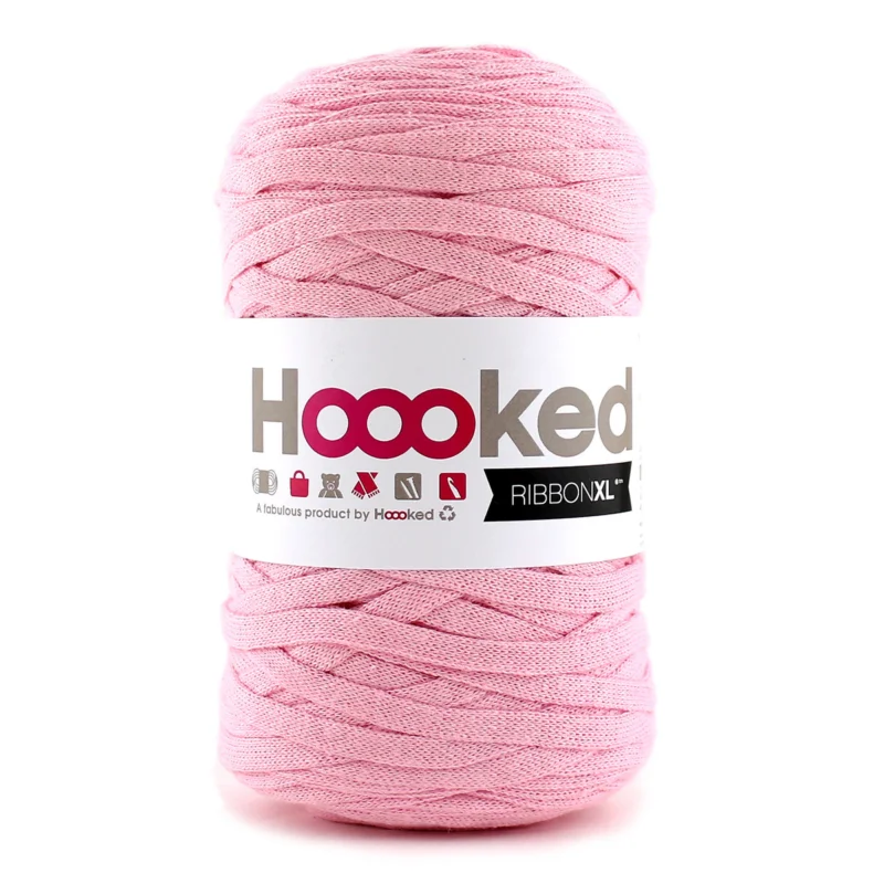 Hooked Ribbon XL garn 250g ljusrosa – RXL40 Sweet pink Kampanj