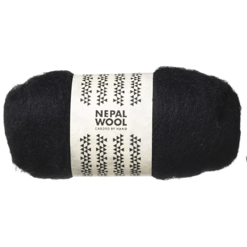 Köp online Kardad ull 50 g svart