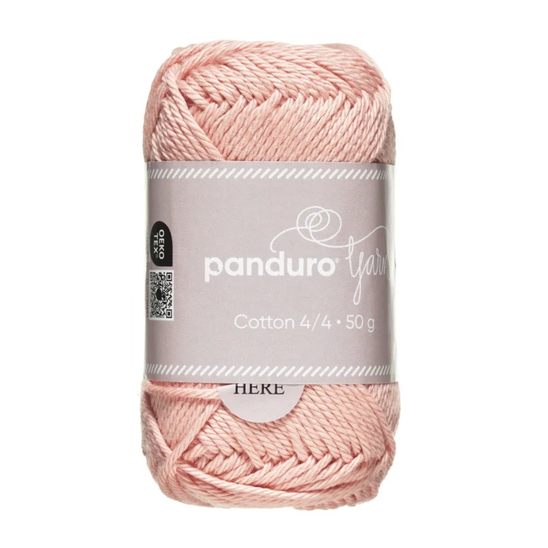 Köp online Garn Cotton 4/4 50g gammelrosa