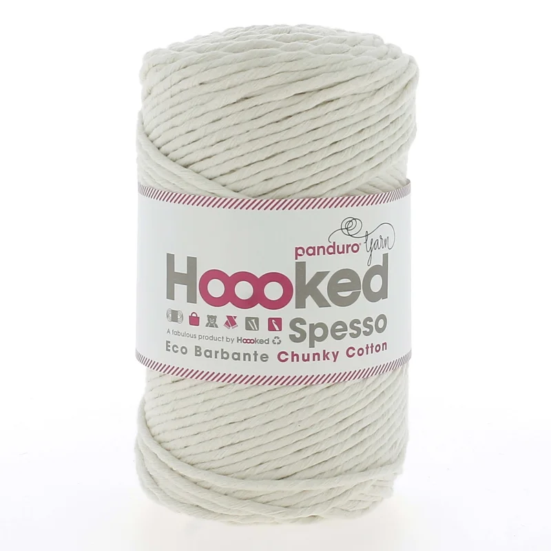Hoooked Spesso Eco Barbante Chunky Cotton by Panduro Yarn – 500g creme, Almond S100 Beställ nu