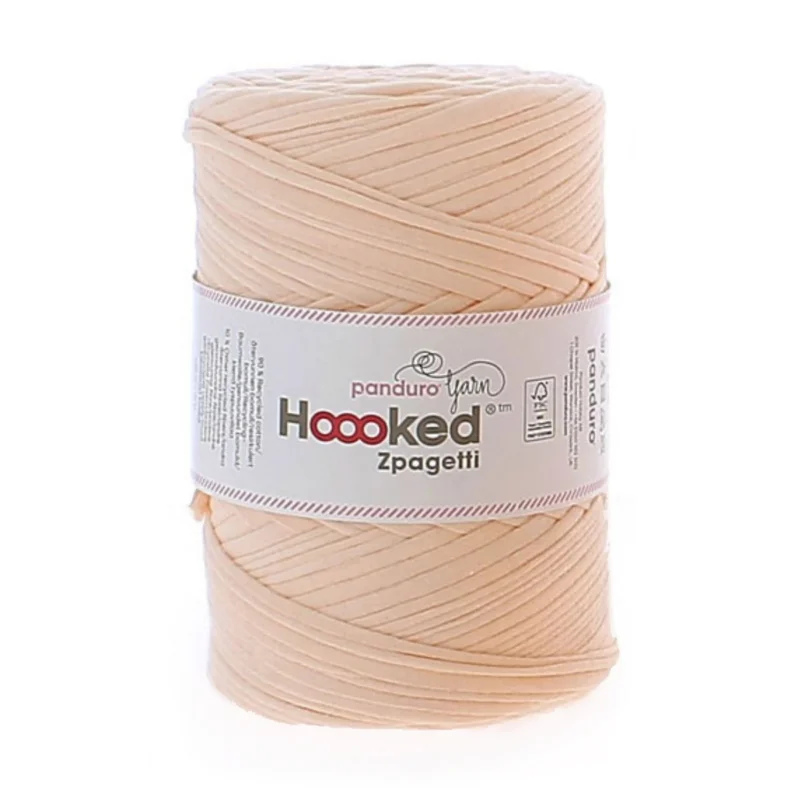 Premium Hoooked Zpagetti Medium trikågarn 450g aprikos – Peach shades ZP004-23, pris per styck