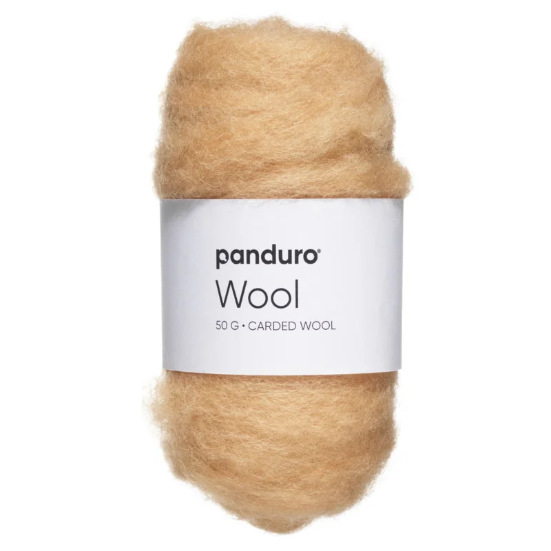 Kardad ull 50 g ljus aprikos Outlet