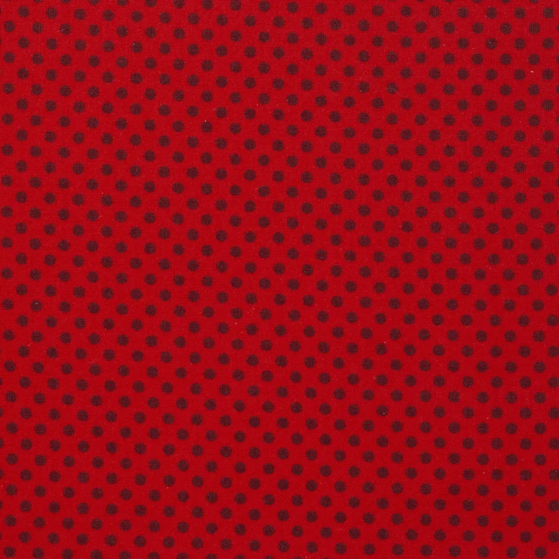 Tygbit 100x145 cm Dotty red risnedsättning