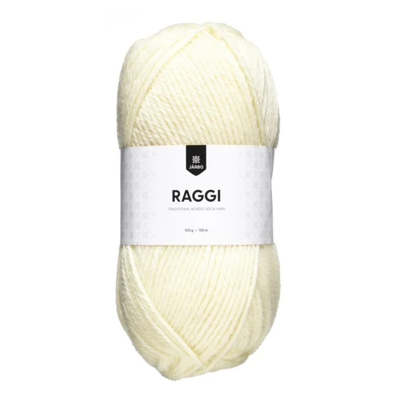 Garn Järbo Raggi 100g naturvit – Natural white 1500 Köp nu