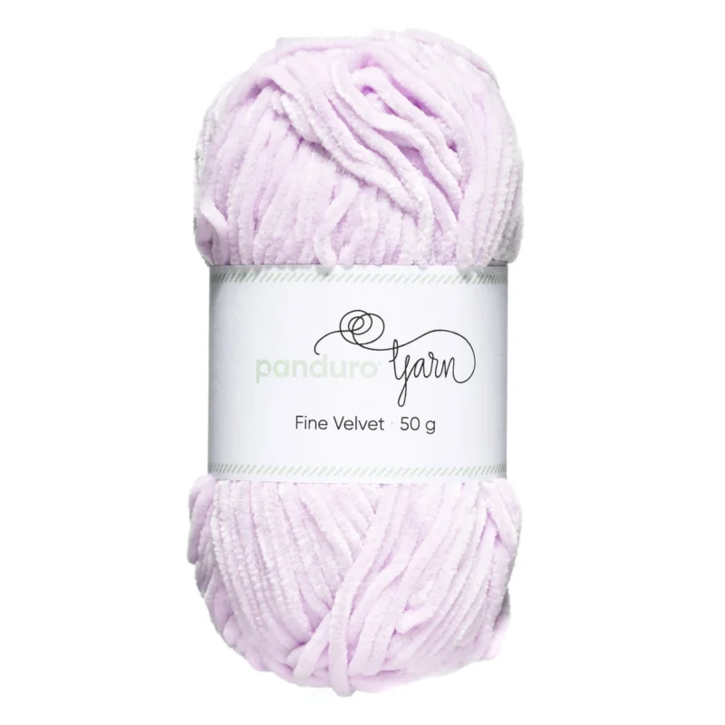 Garn Fine Velvet 50g ljuslila – sammetslent och himmelskt mjukt garn Sänkt pris