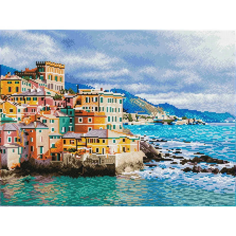Diamond Dotz Winter Day View – diamond painting, 47x63 cm, 26160 dotz Erbjudandepris