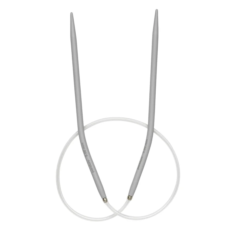 Kundfavorit Rundstickor, längd 40 cm Ø3,5 mm – aluminium