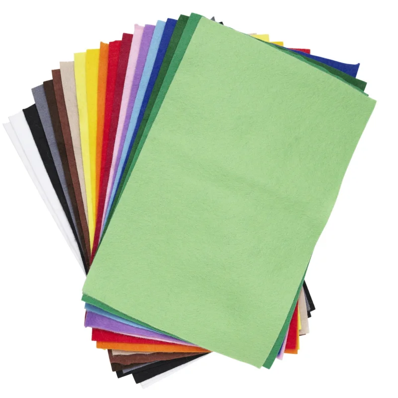 Hobbyfilt 20x30 cm, 20 st.– vitt, svart och allt däremellan Köp nu