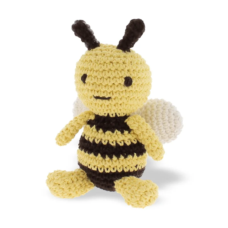 Billig Hoooked DIY-kit Honey the Bee – det söta biet! H. 19 cm
